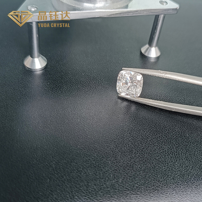 케케묵은 쿠션 컷 VVS 느슨한 실험실은 반지를 위해 다이아몬드 DEF HPHT를 만들었습니다