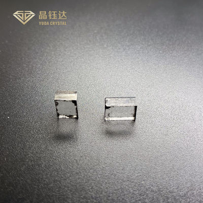 에나게먼트 반지를 위한 직사각형 버터 기름 색 8.0 9.0 캐럿 CVD Rough Diamonds