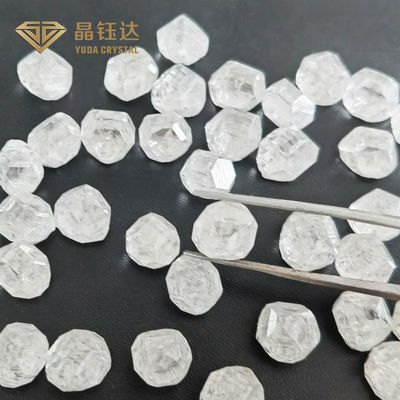 흰색 원시 HPHT 합성 다이아몬드 포경 실험실 그로운 다이아몬드 러프