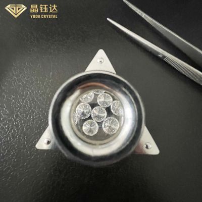 7.0ct 8.0ct HPHT 실험실 자란 다이아몬드 직사각형 DEF 색상 타원형 다이아몬드