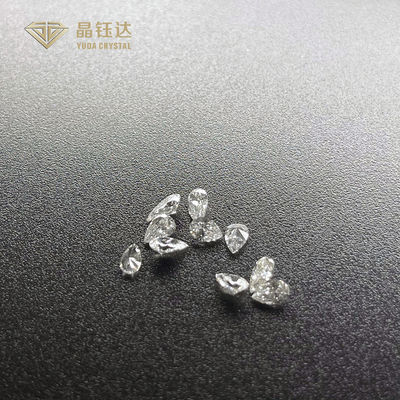 DEF VS SI HPHT 펑시 컷 랩 다이아몬드 0.4ct 0.2ct 랩 자란 페어 다이아몬드