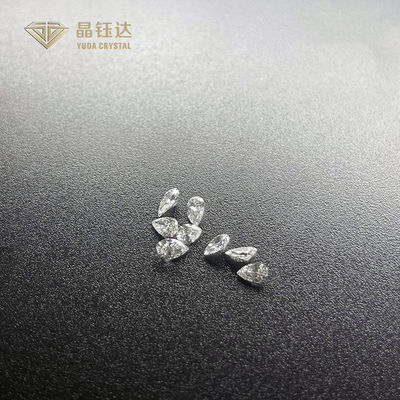 DEF VS SI HPHT 펑시 컷 랩 다이아몬드 0.4ct 0.2ct 랩 자란 페어 다이아몬드