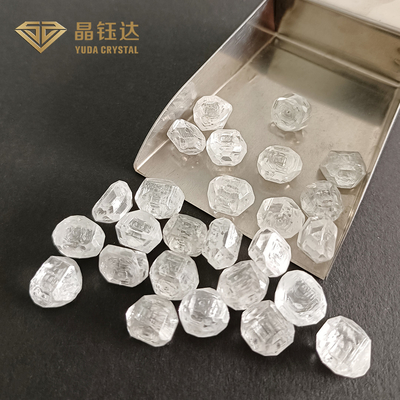 직사각형 7mm 9mm DEF 색상 HPHT 원시 다이아몬드 반지