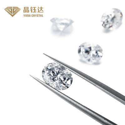 타원형 브릴리언트 컷 3.0ct HPHT IGI 인증 실험실 자란 다이아몬드 다이아몬드 반지